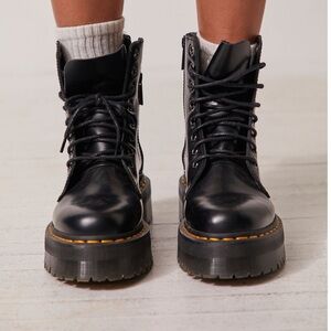 Dr. Martens Black Leather Boots